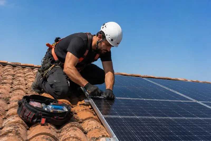 Maintenance et monitoring de panneaux solaires à Mûrs-Erigné